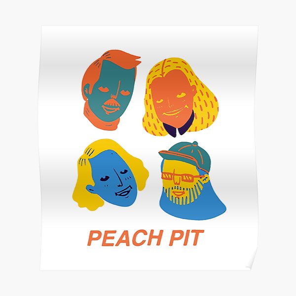 Peach Pit Posters Redbubble