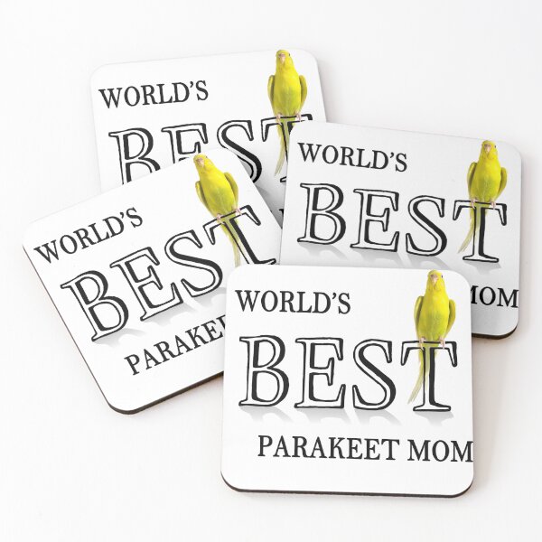 Item preview, Best Parakeet Mom Yellow designed and sold by Inspire & Smile.