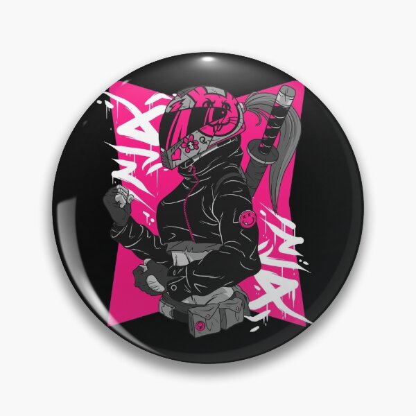 Artikelvorschau, Bikerin Ninja entworfen und verkauft von RedsStickerShop.
