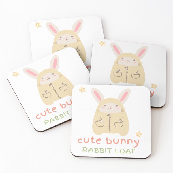 Item preview, cute bunny rabbit loaf designed and sold by Unique-on.