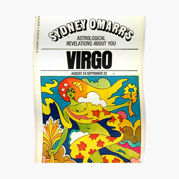 virgo vintage poster Poster