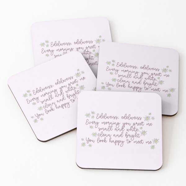 Item preview, Sound of Music Edelweiss Lyrics designed and sold by baranskini.
