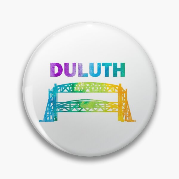 Item preview, Duluth Minnesota Aerial Lift Bridge Watercolors designed and sold by MinnesotApparel.
