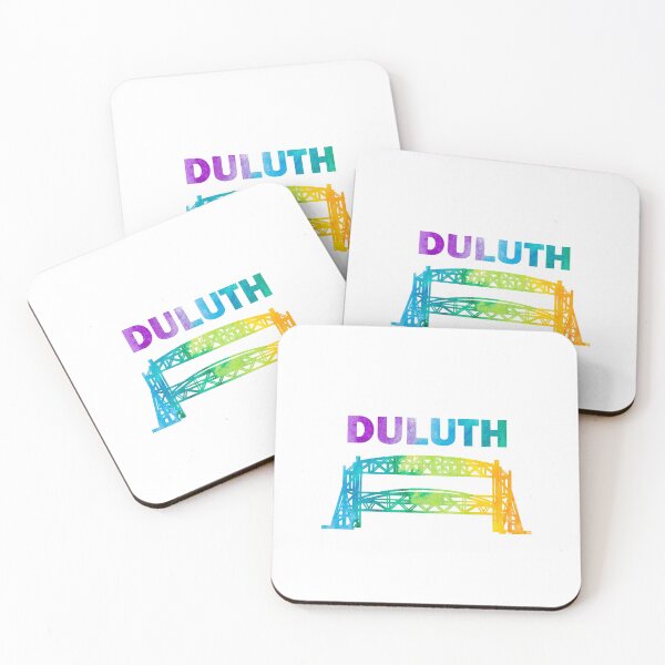 Item preview, Duluth Minnesota Aerial Lift Bridge Watercolors designed and sold by MinnesotApparel.