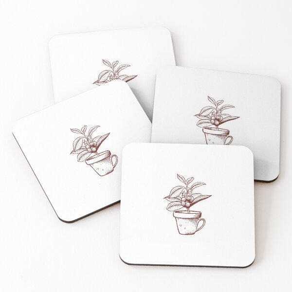 Item preview, Potted Cocoa Plant designed and sold by RedsStickerShop.