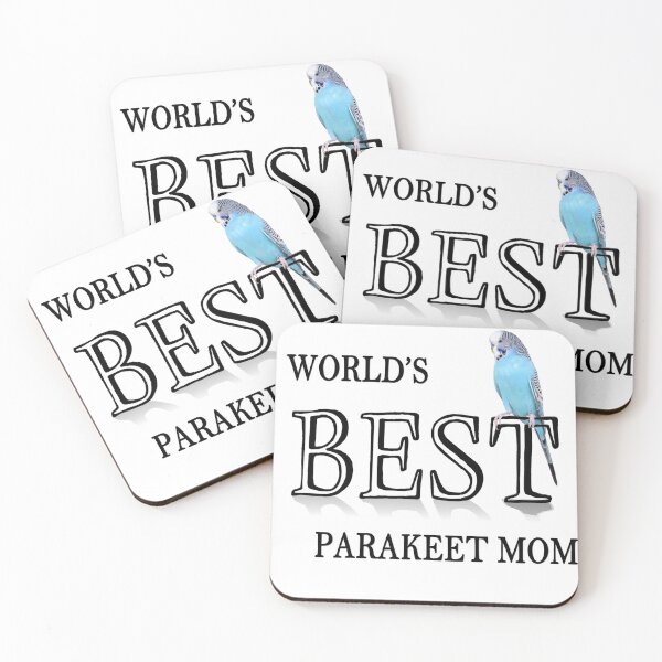 Item preview, Best Parakeet Mom Blue designed and sold by Inspire & Smile.