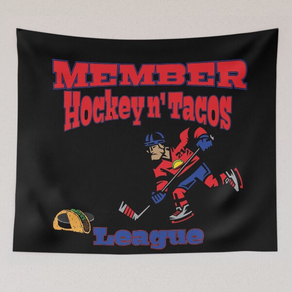 Item preview, Hockey n' Tacos League Member designed and sold by Warrior Veteran Clothing.