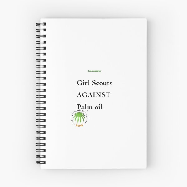 Item preview,  Girl scouts against palm oil designed and sold by SeaSkeching.