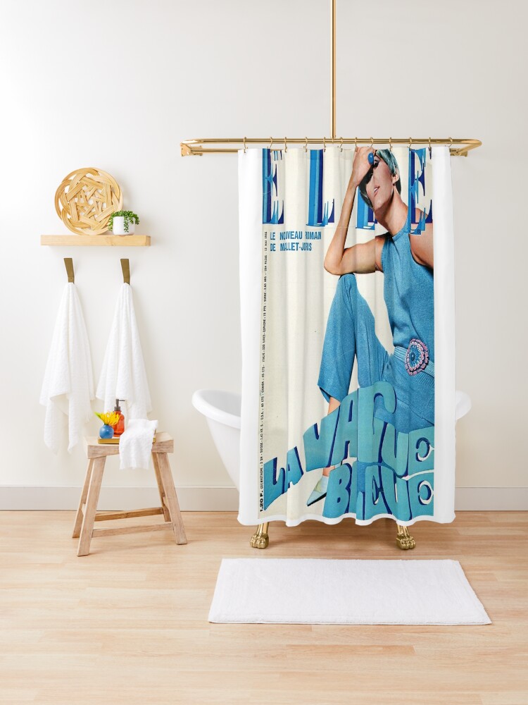 elle:magazine Shower Curtain for Sale by robertrhamil