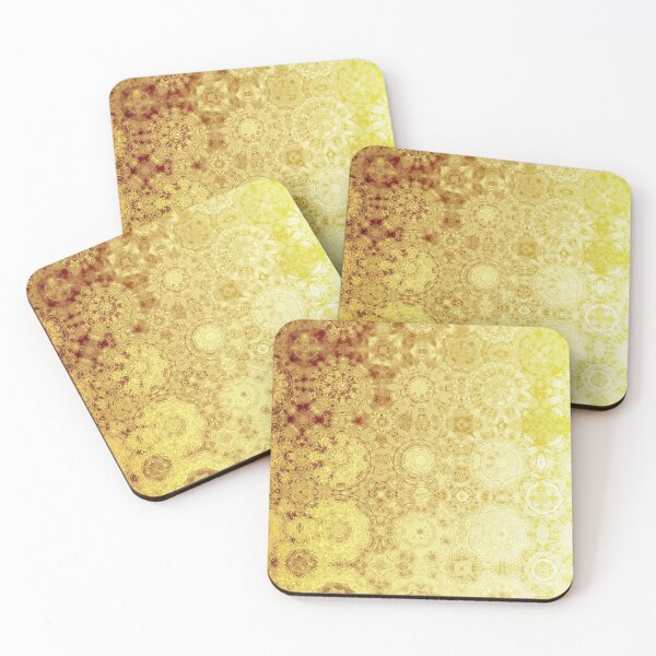 Item preview, Yellow Frost Crystals Abstract designed and sold by Kay Grinsteinner.