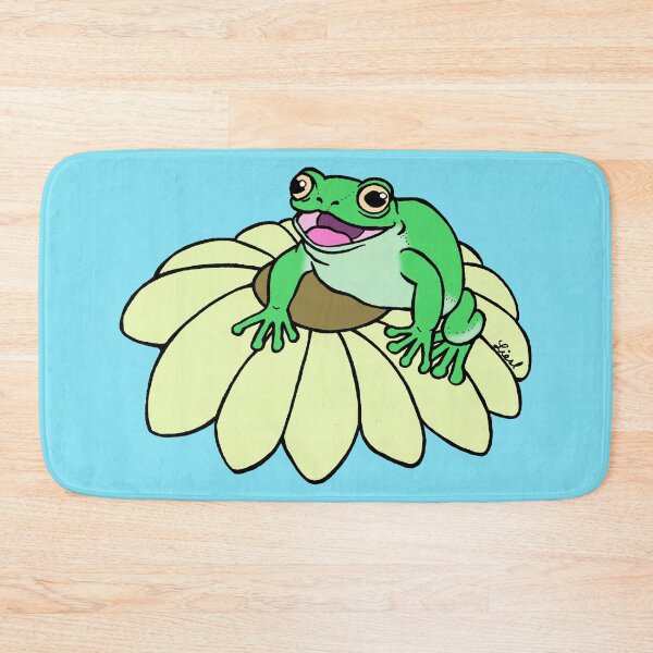 Artikelvorschau, Frosch und Blume entworfen und verkauft von sharkbait83.
