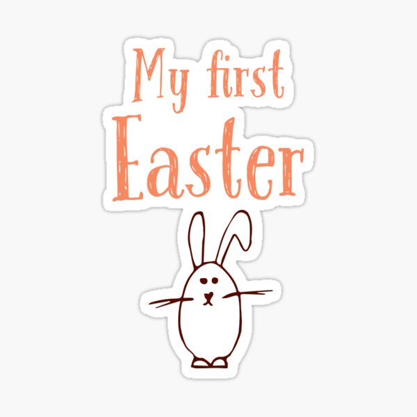 Item preview, My first Easter Basket stuffer fun design. Family Easter egg hunt designed and sold by Creativeemily.