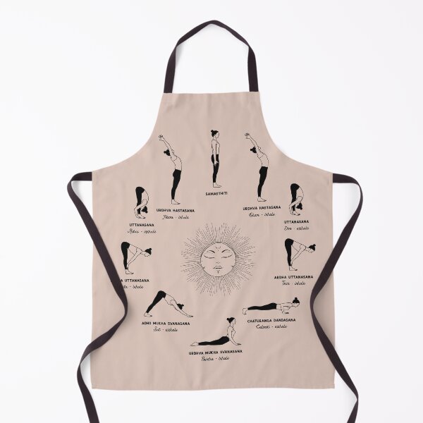 Item preview, Sun Salutation Yoga Sequence | Ashtanga Yoga Pose Illustration designed and sold by Sadhana Design Studio.