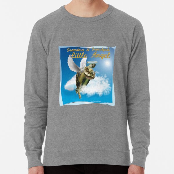 Tortoise - Grandma and Grandpa's Little Angel Lightweight Sweatshirt