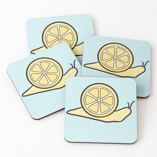 Item preview, Cute Kawaii Citrus Yellow Lemon Snail designed and sold by bassoongirl123.