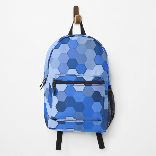 Item preview, Shades of Blue Hexagons designed and sold by benznest.