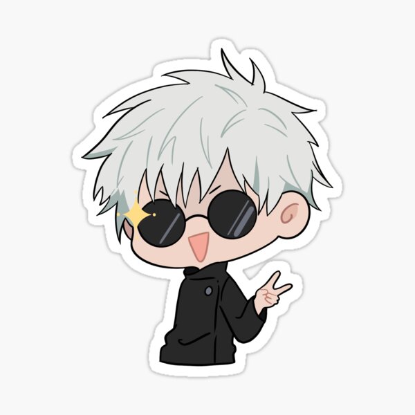 Satoru Gojo Jujutsu Kaisen Stickers Redbubble