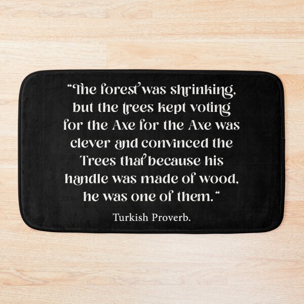 Item preview, Turkish Proverb designed and sold by Texterns.