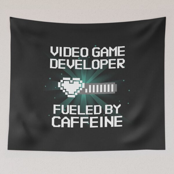 Item preview, Video Game Developer Fueled By Caffeine designed and sold by EricJP.