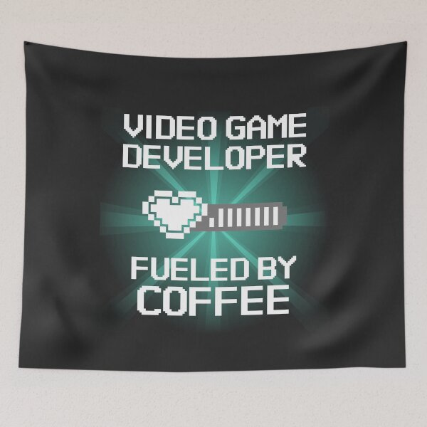 Item preview, Video Game Developer Fueled By Coffee designed and sold by EricJP.