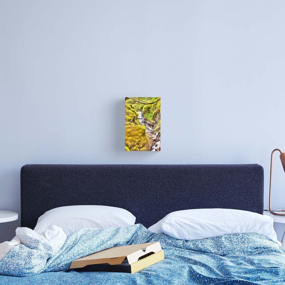 Dreamy Pucks Glen Waterfall Canvas Print