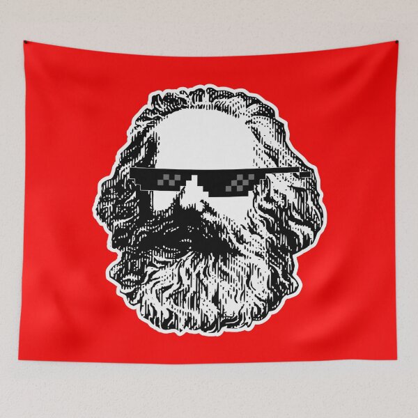Item preview, Karl Marx In Sunglasses designed and sold by Good-Looking Corpse.