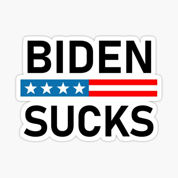 STAY POOR VOTE DEMOCRAT Bulk Stickers Anti Joe Biden Sucks