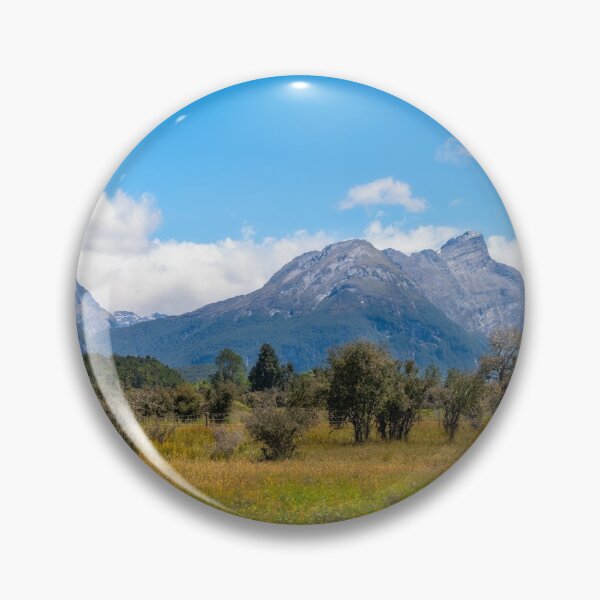 Item preview, Sheep, Meadows and snow-capped Mountains at Mount Aspiring National Park designed and sold by Danielasphotos.