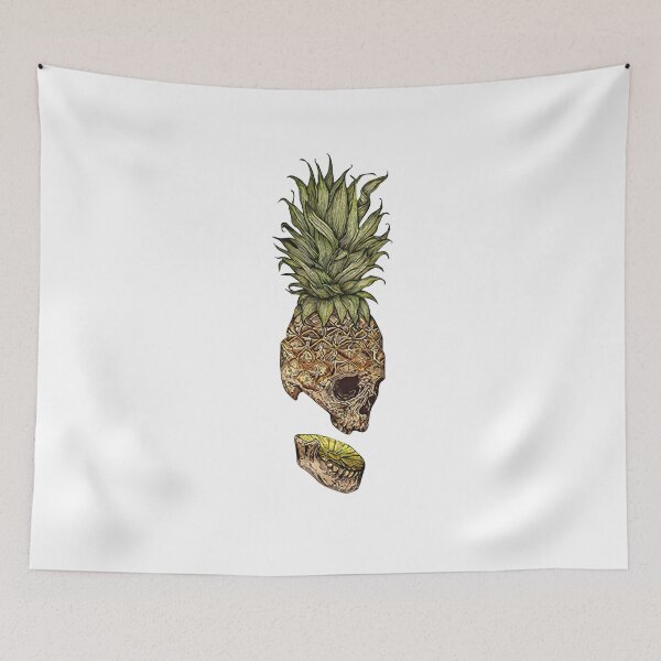 Item preview, Pineapple Skull designed and sold by birdmorrison.