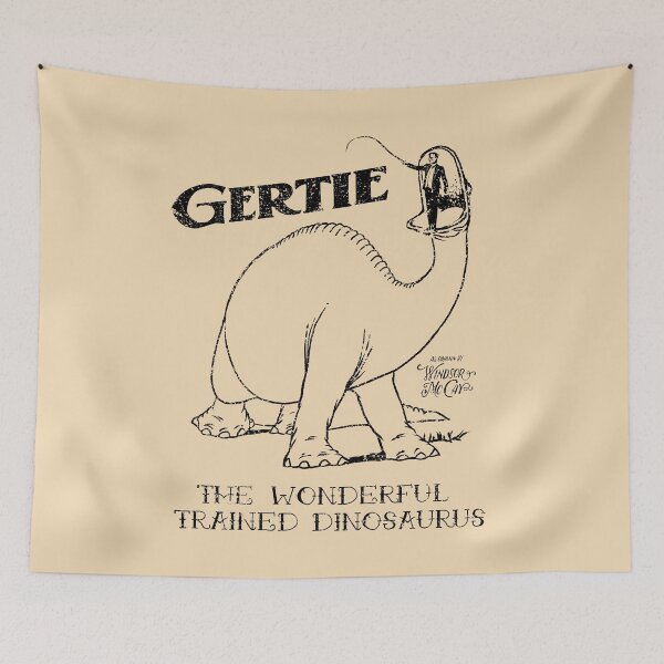 Item preview, Gertie The Dinosaur 1914 Animation Film History designed and sold by Chilly Lizard.
