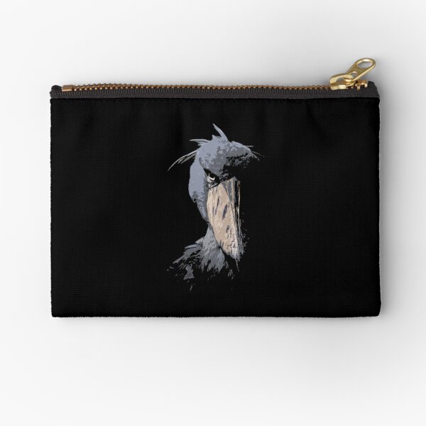 The Shoebill Human Costume Design Zipper Pouch