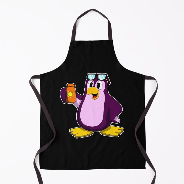 Item preview, Penguin with Suncream & Sunglasses designed and sold by Snabdesign84.