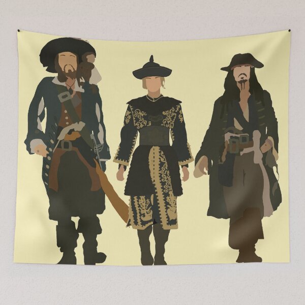 Item preview, Hector Barbossa, Elizabeth Swann, Jack Sparrow designed and sold by LakenAlexander.