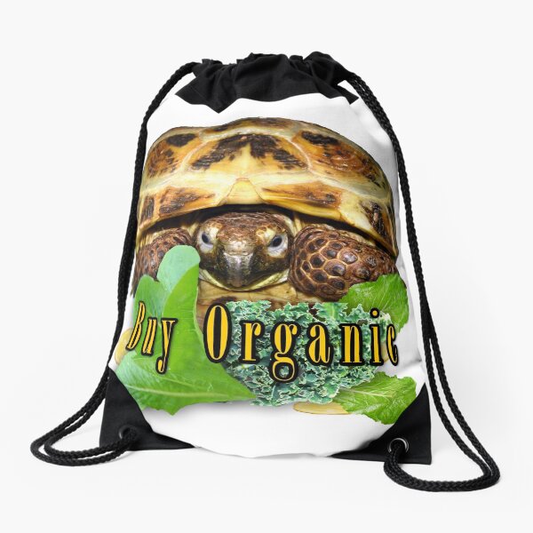 Tortoise - Buy Organic Drawstring Bag