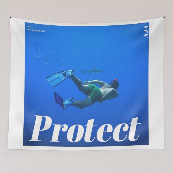 Item preview, Protect Precious Sharks! designed and sold by 7AJA.