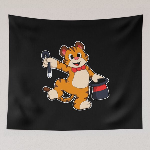 Item preview, Tiger as Gentleman with Hat designed and sold by Snabdesign84.