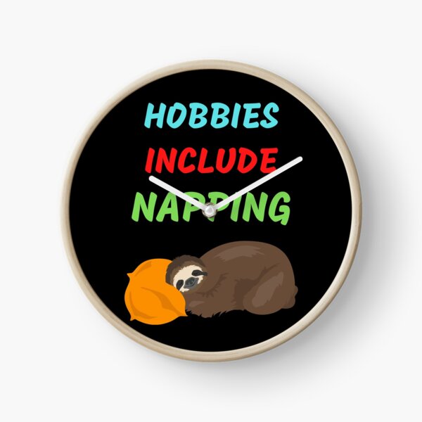 Item preview, Hobbies Include Napping designed and sold by WoodburyLake.