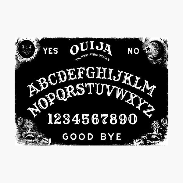 Lámina fotográfica for Sale con la obra «Tablero del ouija» de DotorEaon