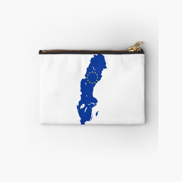 Item preview, European Union Flag Map of Sweden designed and sold by abbeyz71.