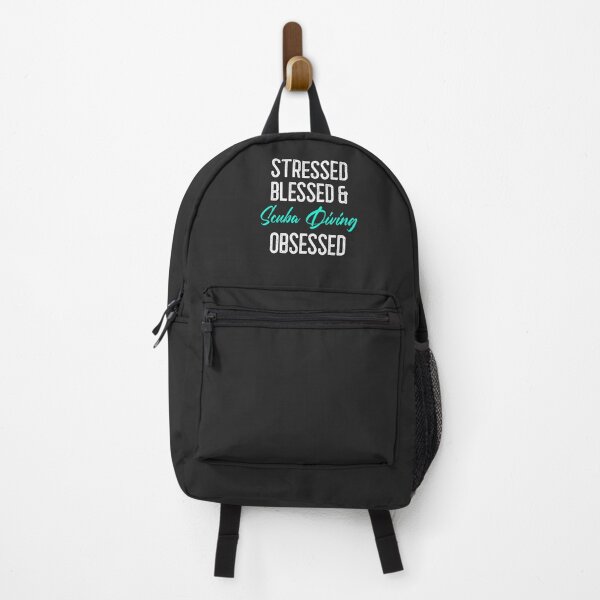 Item preview, Stressed Blessed & Scuba Diving Obsessed designed and sold by EricJP.