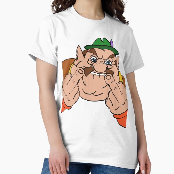 Item preview, High quality re-draw of morshu the shopkeeper. Rude Morshu meme. designed and sold by RansRoom.