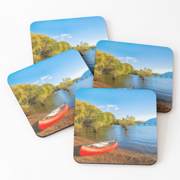 Item preview, Glenorchy Wharf and pier at golden hour in New Zealand designed and sold by Danielasphotos.