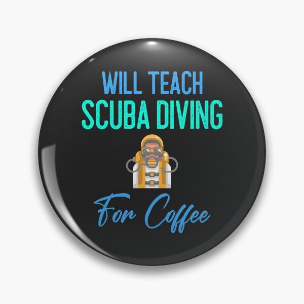 Item preview, Will Teach Scuba Diving For Coffee designed and sold by EricJP.
