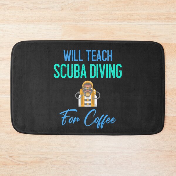 Item preview, Will Teach Scuba Diving For Coffee designed and sold by EricJP.