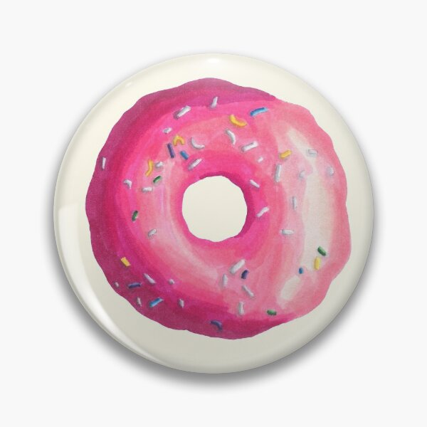 Item preview, Pink Glazed Donut or Doughnut with Sprinkles designed and sold by Givemepoison.
