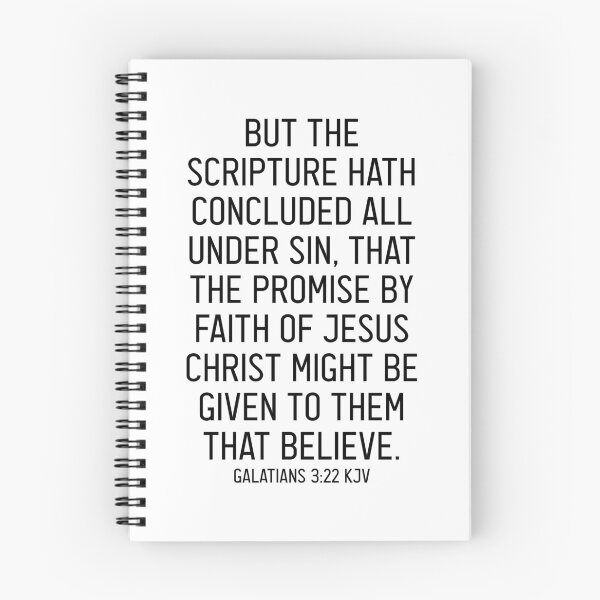Item preview, Galatians 3:22 KJV designed and sold by Logosdesignshop.