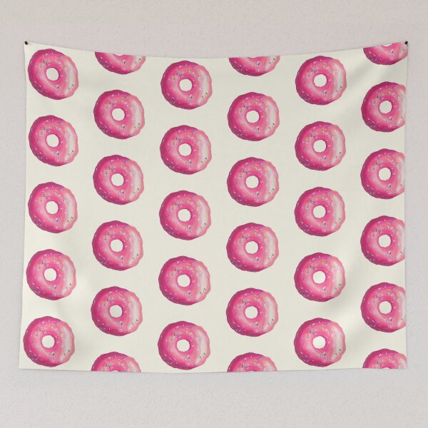 Item preview, Pink Glazed Donut or Doughnut with Sprinkles designed and sold by Givemepoison.