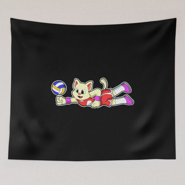 Item preview, Cat Volleyball player Volleyball designed and sold by Snabdesign84.