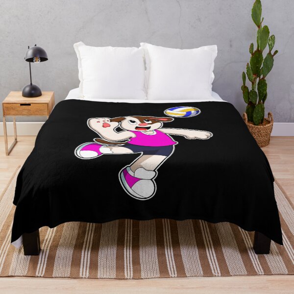 Item preview, Dog at Sports with Volleyball designed and sold by Snabdesign84.