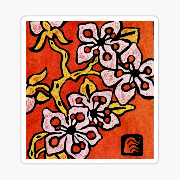 blossom detail Sticker